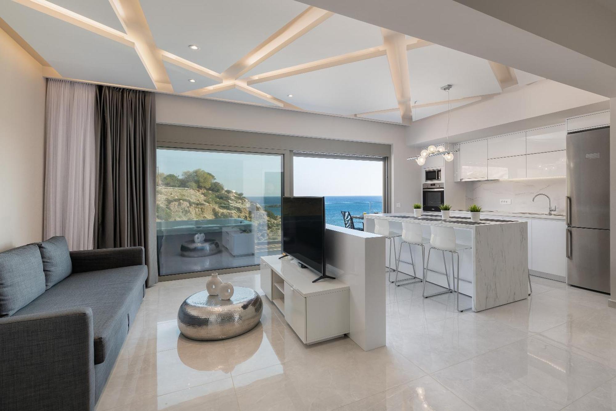Aquamarine Luxury Suites Archangelos  Exterior foto